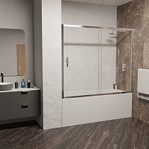 Шторка на ванну RGW SC-043 (Матовое-Сатинат, 1700)