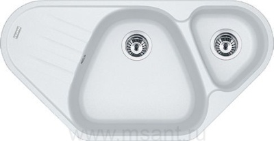 Мойка кухонная Franke AZG 661-E белая