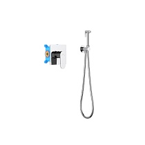 Гигиенический душ AQUATEK (смеситель + гигиеническая лейка + шланг + шланговое подсоединение с держателем) AQ1219CR ОБЕРОН