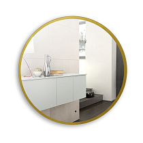 Зеркало Azario Monaco-GOLD d770 бесконтактный сенсор, золотая рамка