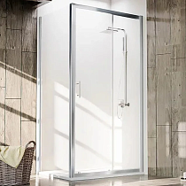 Душевой уголок Veconi Rovigo RV-072 100x100, профиль хром