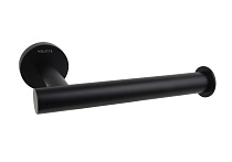 Бумагодержатель Aquatek, матовый черный AQ4008MB ВЕГА