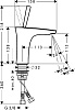 Смеситель Hansgrohe PuraVida 15074400 для раковины