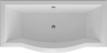 Акриловая ванна Aquatek Гелиос 180х90, с каркасом, фронтальным экраном, сливом-переливом