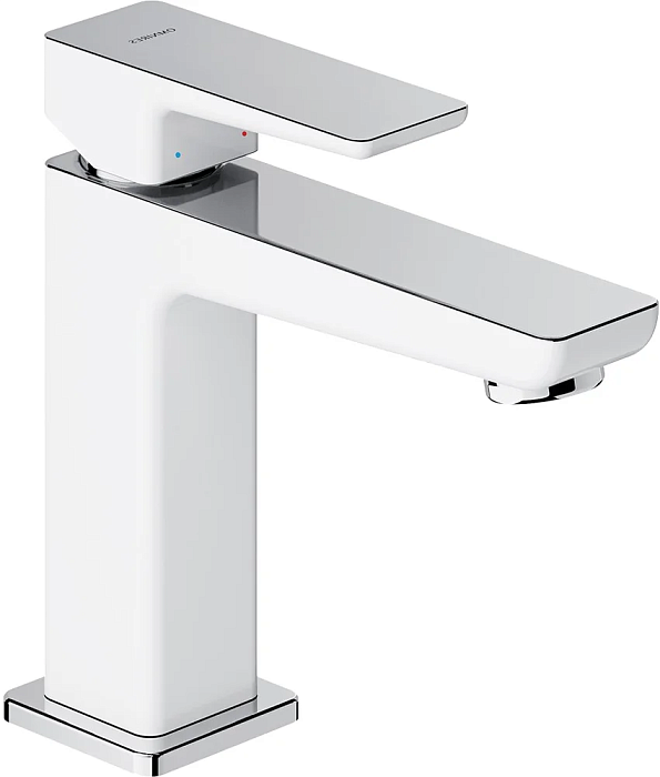 Смеситель для раковины Omnires Parma 7410 хром-белый
