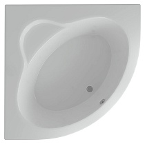 Акриловая ванна Aquatek Калипсо 146х146 с каркасом, фронтальным экраном, сливом-переливом