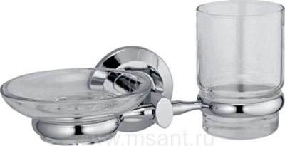 Стакан Wasserkraft Rhein K-6226 с мыльницей