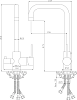 Смеситель Rossinka Z Z35-29 для кухонной мойки