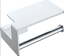 Держатель туалетной бумаги Boheme Q 10941-CR с полкой для телефона