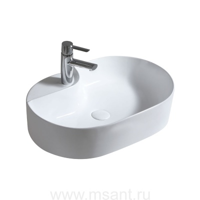 Раковина Azario 60х40х14,5 накладная, белая