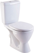 Унитаз-компакт Rosa Рим белый Сиденье с микролифтом из тяжелого пластика 2-режимная арматура OLi