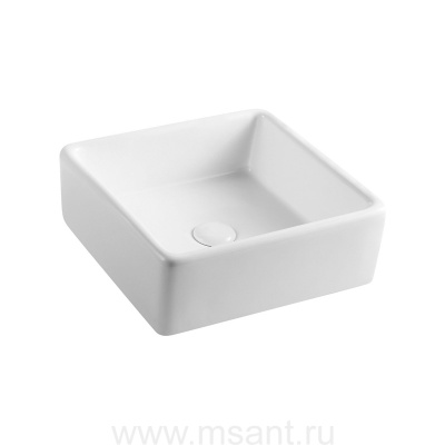 Раковина Azario 38*38*13,5 накладная, белая