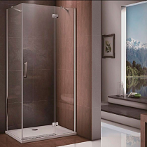 Душевой уголок Good Door Saturn WTW+SP правый 130х80х185 см