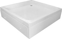 Поддон для душа Good Door Аполло 80x80 с комплекто ножек и 2 боковых экрана