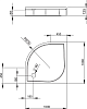 Поддон для душа Radaway Paros A1000