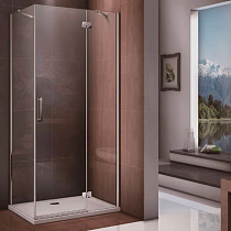 Душевой уголок Good Door Saturn WTW+SP правый 110х80х185 см