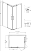 Душевой уголок Grossman Cosmo GR-1120L