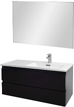 Мебель для ванной Jacob Delafon Madeleine 100 R черный блестящий