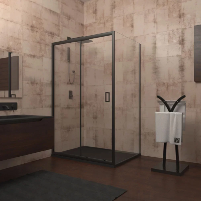 Душевой уголок Veconi Rovigo RV-046B 100x80