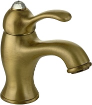 Смеситель Migliore Lem Swarovski 18877 для раковины, бронза