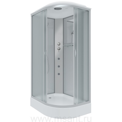 Душевая кабина Niagara Classic NG-3312-14LG (120х80х215) низкий поддон(13см),стекло матовое 