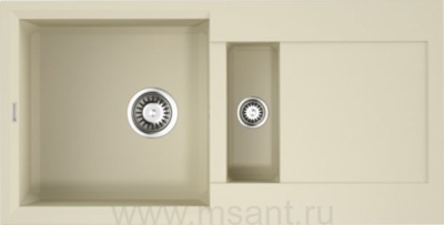 Мойка кухонная Omoikiri Sakaime 86-2-BE ваниль