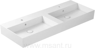 Раковина Galassia Meg11 Pro 8966 двойная 120x46