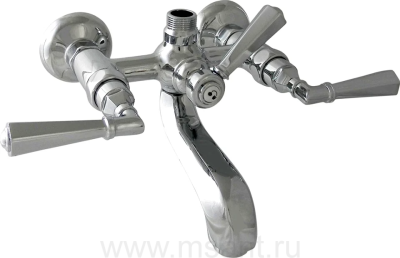 Смеситель Nicolazzi Teide 1900CR05 для ванны с душем, хром
