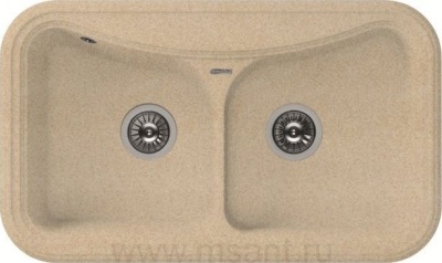 Мойка кухонная Florentina Крит 860 песочный