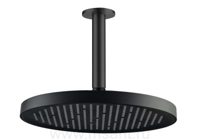 Верхний душ потолочный 260мм AQUATEK, матовый черный AQ2070MB 