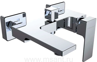 Смеситель Clever Saona Slim 60125 для ванны с душем