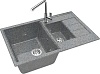 Мойка кухонная Marrbaxx Блонди Z210Q008 тёмно-серый