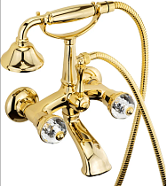 Смеситель Migliore Korona Crystal 27326 для ванны с душем, золото
