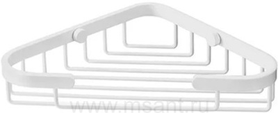 Полка Wasserkraft K-733white угловая