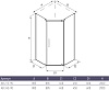 Душевой уголок Alex Baitler AB245-90