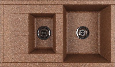 Мойка кухонная AQUATON Делия 87 терракотовая