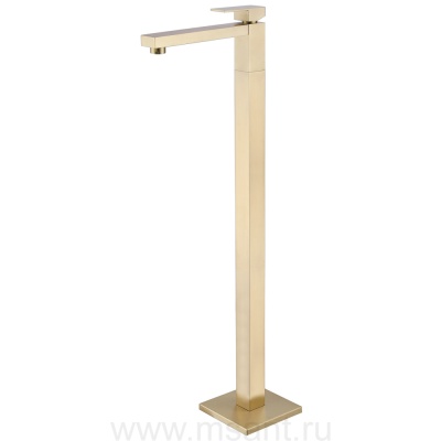 Смеситель ABBER Daheim AF8241G напольный для раковины, золото матовое