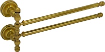 Полотенцедержатель Migliore Mirella 17184 двойной поворотный, бронза
