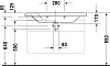 Раковина Duravit DuraStyle 232010