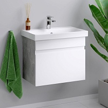 Тумба для комплекта Aqwella Smart 60 бетон светлый