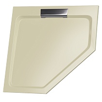 Душевой поддон трапеция RGW STA-61Be Бежевый (900x900)