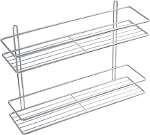 Полка Fixsen FX-730-2 прямая, хром
