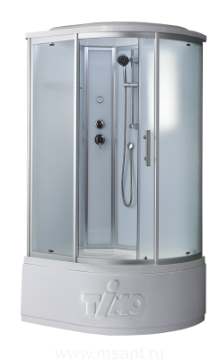 Timo Standart Т-6610 Silver L душевая кабина 110*85*220, турецкая баня хамам