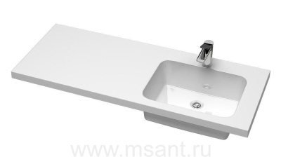 Умывальник на стиральную машину MARRBAXX Лакшери правая v121 1196x473x170