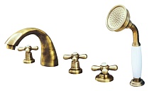 Смеситель Rav Slezak Morava retro MK169.5PSM на борт ванны