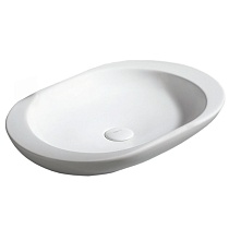 Раковина Azario 59х40х10, накладная, белая