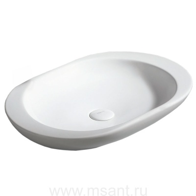 Раковина Azario 59х40х10, накладная, белая