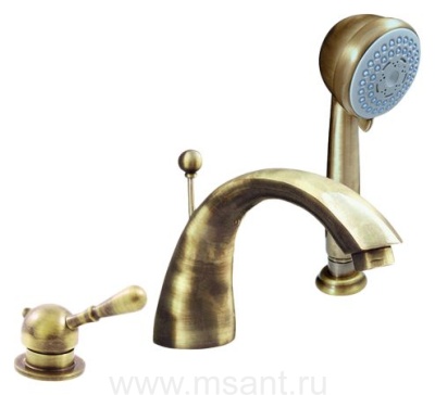 Смеситель Rav Slezak Labe Mosaz L069.5SSM на борт ванны
