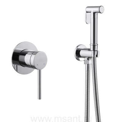 Смеситель ABBER Emotion AF8825 с гигиеническим душем, хром