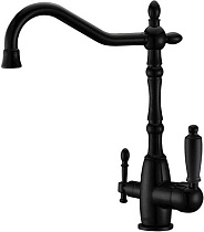 Смеситель Zorg ZR 312 YF-33-black для кухонной мойки